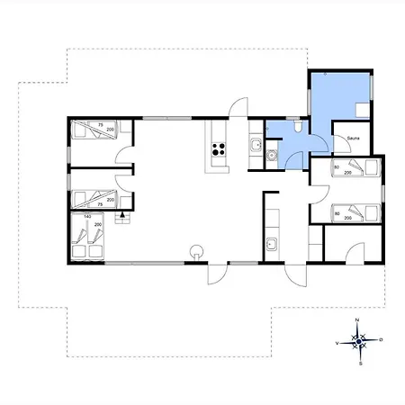 Prázdninový dům Jb511-fjerritslev-redningsvejen-62 Slettestrand